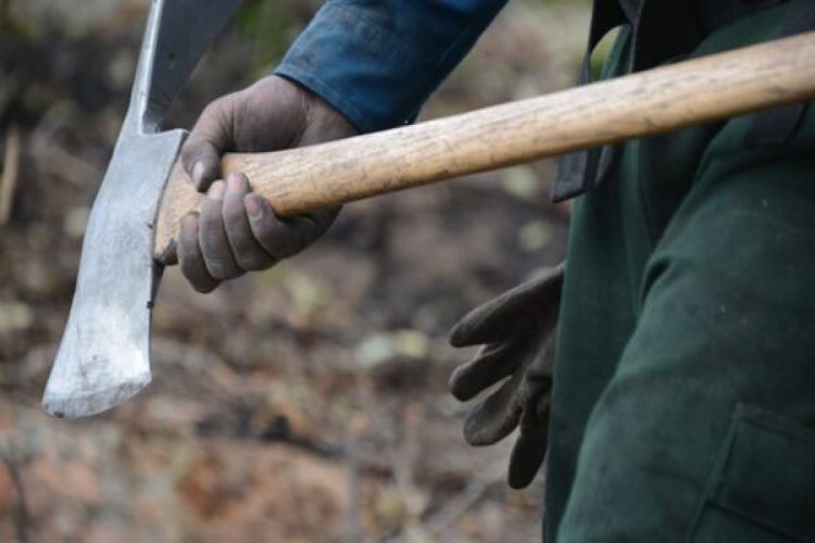 Bakıda kişi arvadını balta ilə öldürüb