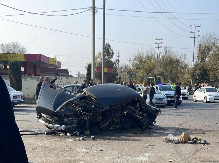 Ağcabədidə baş verən qəza zamanı sürücü ölüb