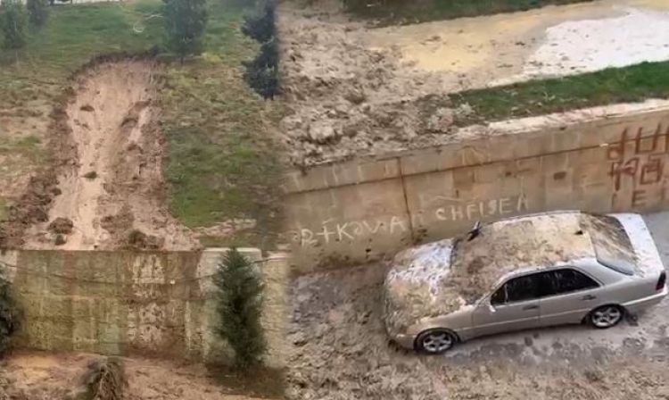 Əhmədlidəki sürüşmə hadisəsindən sonra yamacda yeni çatlar aşkarlanıb