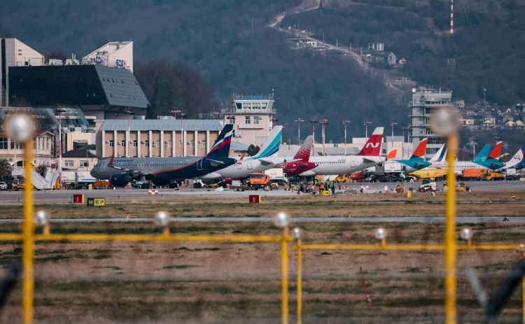 Soçi hava limanı fəaliyyətini dayandırıb