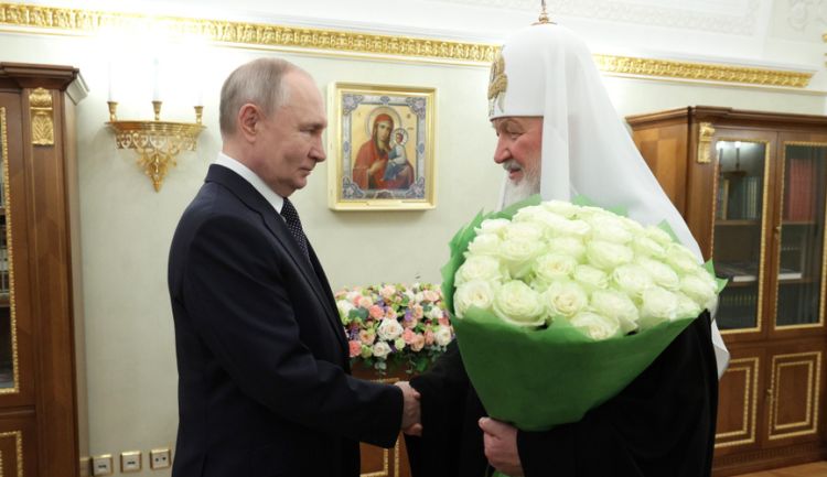 Putin Patriarx Kirili ad günü münasibətilə çaya dəvət edib - VİDEO