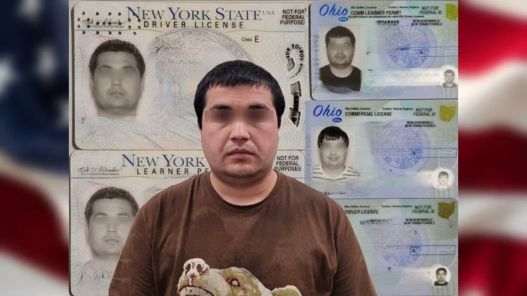 ABŞ-da beş sürücülük vəsiqəsi olan özbəkistan vətəndaşı saxlanılıb