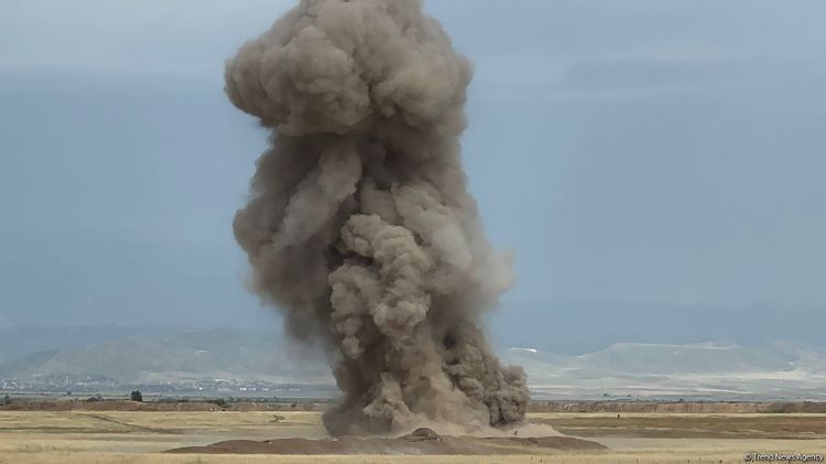 Pirəkəşkül və Ağdərədə istifadəyə yararsız döyüş sursatları məhv ediləcək