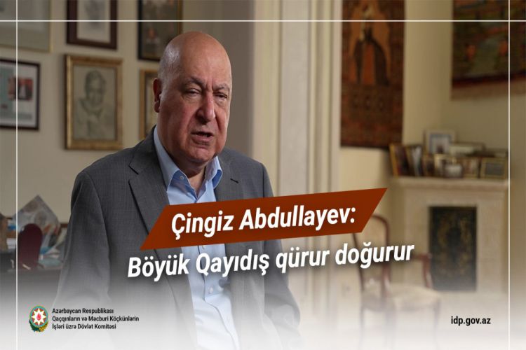 Xalq yazıçısı Çingiz Abdullayev: Böyük Qayıdış qürur doğurur -  VİDEO