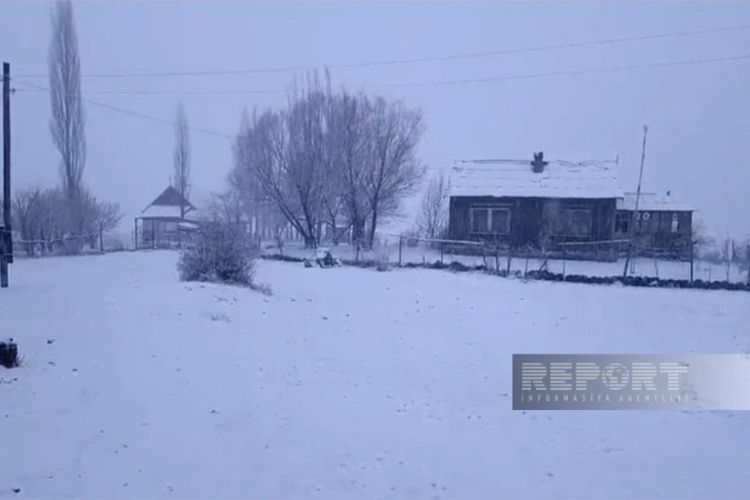 Naxçıvanda qar örtüyünün hündürlüyü 3 sm olub