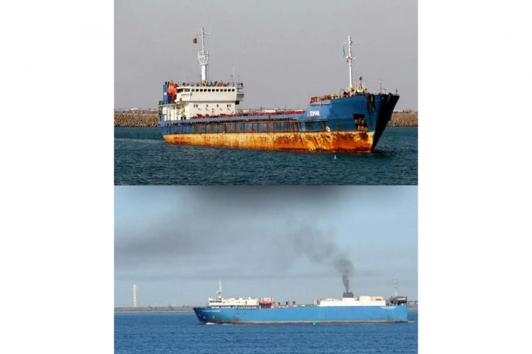 Ukrayna Xəzər dənizində Rusiyaya məxsus iki gəmini vurub