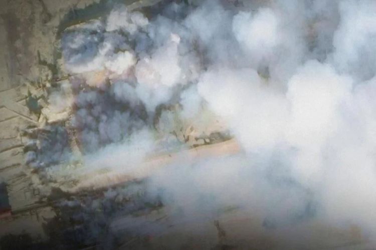 Ukrayna Həştərxan qaz emalı zavoduna zərbə endirib