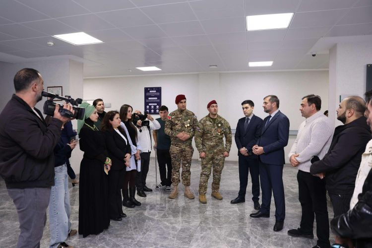 Xaçmaz Reabilitasiya Mərkəzinə mediatur olub - FOTO