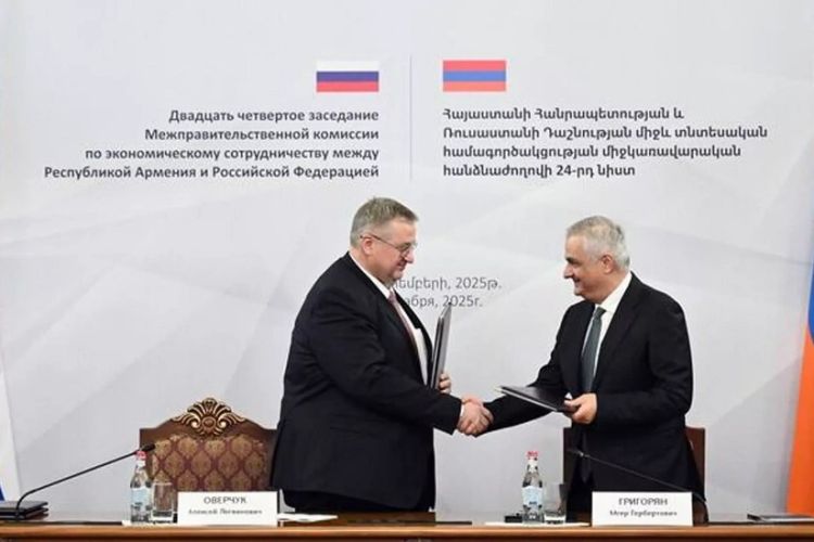 Ermənistan və Rusiya arasında ikitərəfli sənədlər imzalanıb