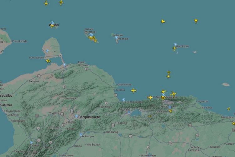 ABŞ-nin hərbi təyyarələri Venesuela sahillərində səmaya qaldırılıb