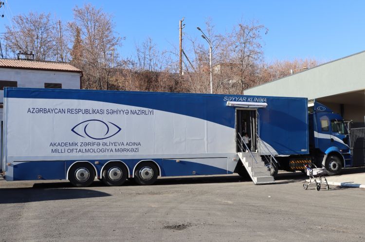 Xankəndidə səyyar oftalmoloji tibbi aksiya təşkil olunub - FOTO