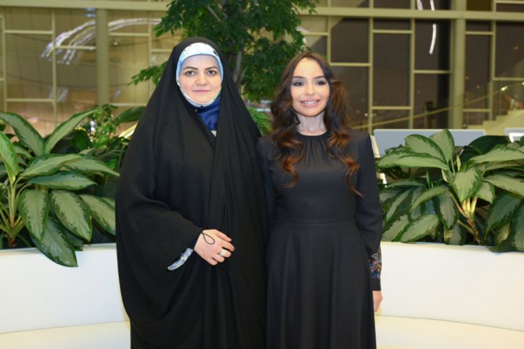 Leyla Əliyeva Məsud Pezeşkianın qızı ilə görüşüb -  FOTO