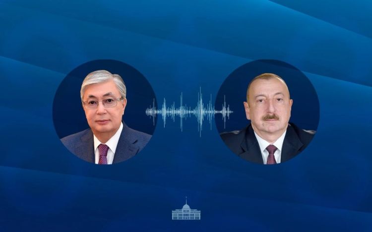 Kasım-Jomart Tokayev İlham Əliyevə zəng edib