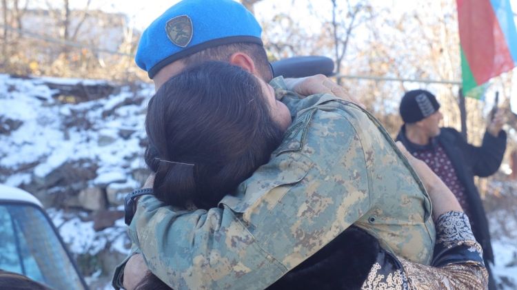 Şuşakənd ilk əsgərini qarşıladı: təsirli anlar - VİDEO