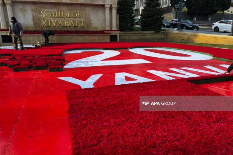 20 Yanvar faciəsinin ildönümü ilə bağlı hazırlıqlara başlanılıb -  FOTO