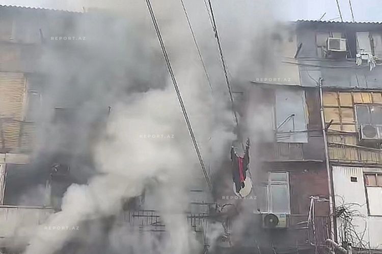 Məcburi köçkünlərin yaşadığı yataqxanasındakı yanğında  30 nəfər təxliyə edilib