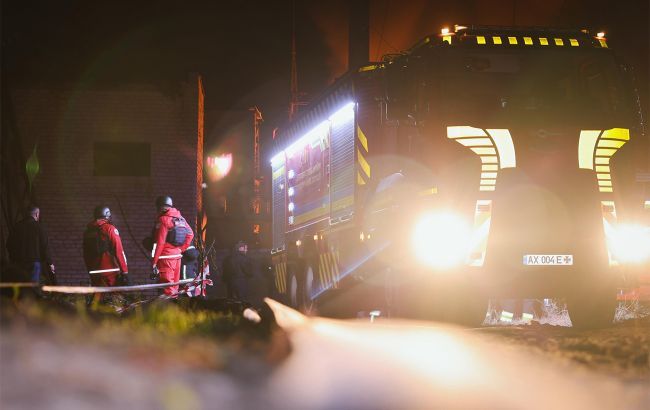 Rusiya Xarkov şəhərinin bir rayonuna dronla hücum edib