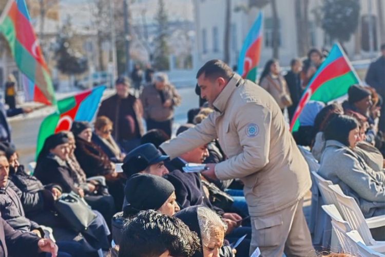 ANAMA Xankəndiyə köçən sakinlərə maarifləndirmə tədbiri keçirib -