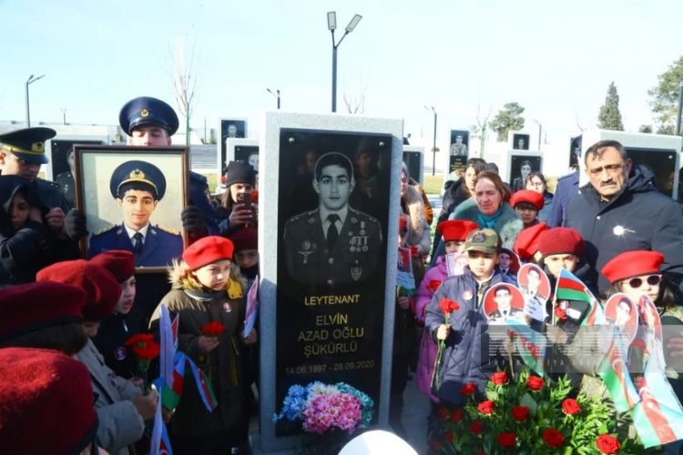 Vətən müharibəsi şəhidi Elvin Şükürlünün anım mərasimi keçirilib