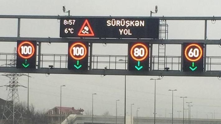 Zığ dairəsi-Hava Limanı yolunda sürət həddi  endirilib