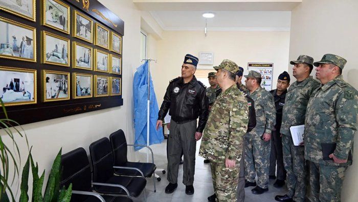 Müdafiə naziri Hava Döyüş Komandanlığına göstərişlər verib - VİDEO