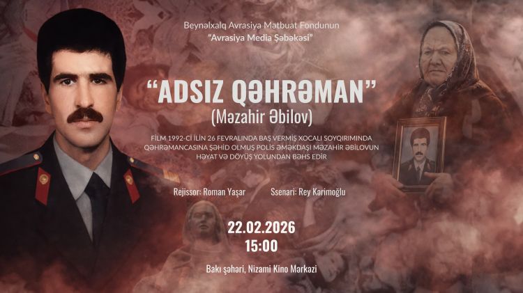 "Adsız qəhrəman" filminin təqdimatı olub