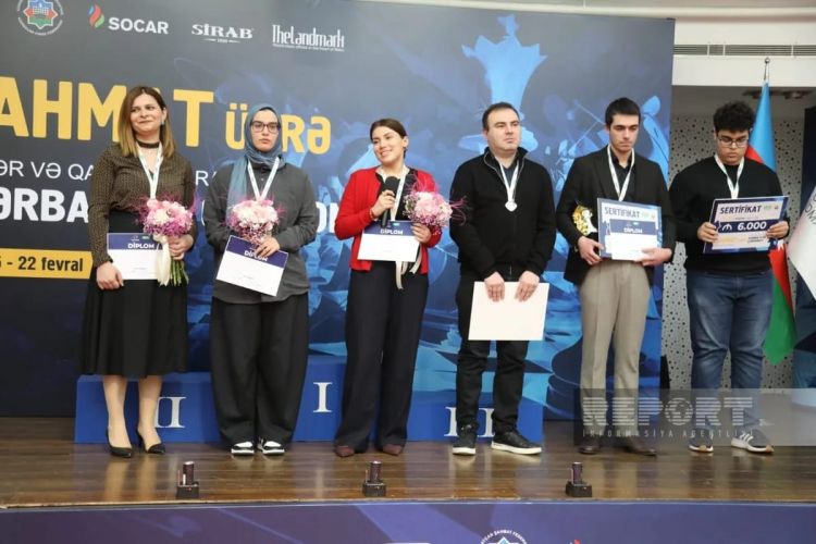 Şahmat üzrə Azərbaycan çempionatının bağlanış mərasimi keçirilib