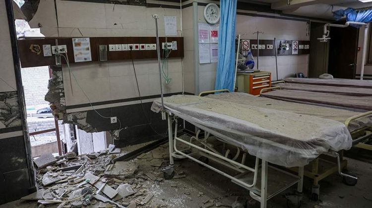 Hücumdan sonra Tehranın əsas təcili yardım şöbəsi boşaldılıb - 