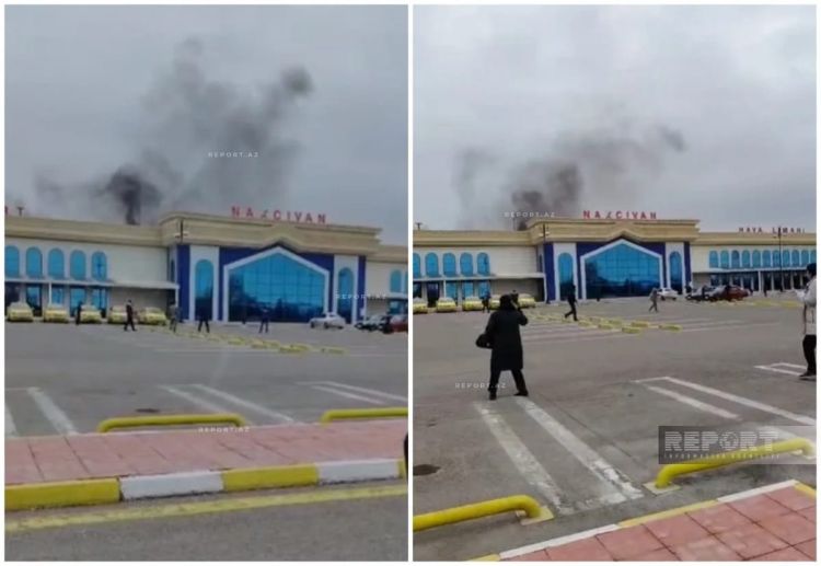 İran Naxçıvan aeroportuna dron hücumu edib