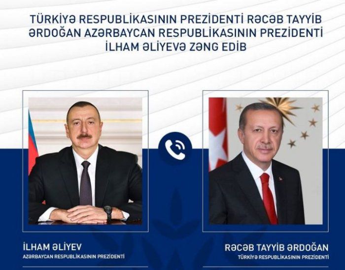 Rəcəb Tayyib Ərdoğan İlham Əliyevə zəng edib
