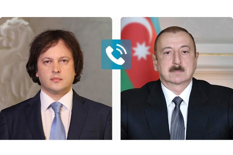 İrakli Kobaxidze İlham Əliyevə zəng edərək Naxçıvana dron hücumunu pisləyib