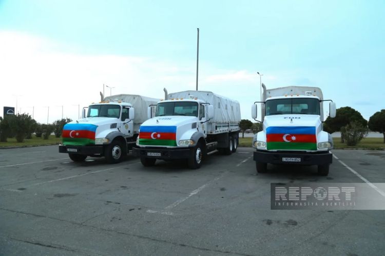 Prezidentinin tapşırığı ilə İrana humanitar yardım yola salınıb