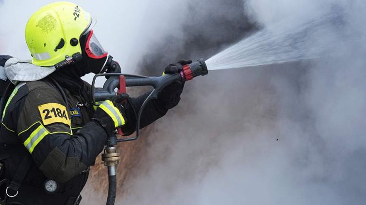 Moskvada "Vosxod" otelində yanğın baş verib