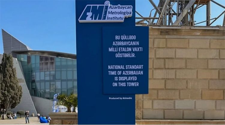 Bakıda Milli Etalon Vaxtının göstərilməsinə başlanılıb