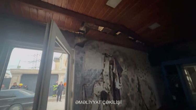 Binəqədidə obyektdə partlayış baş verib, 1 nəfər xəsarət alıb -  VİDEO