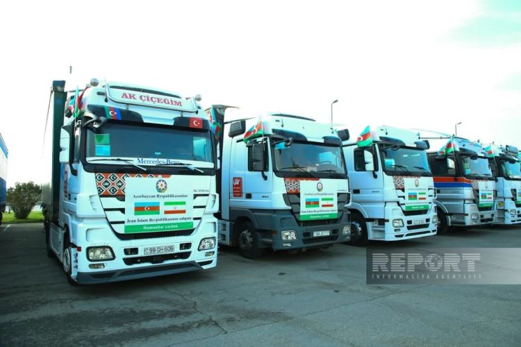Prezidentin tapşırığı ilə  İrana humanitar yardım yola salınıb