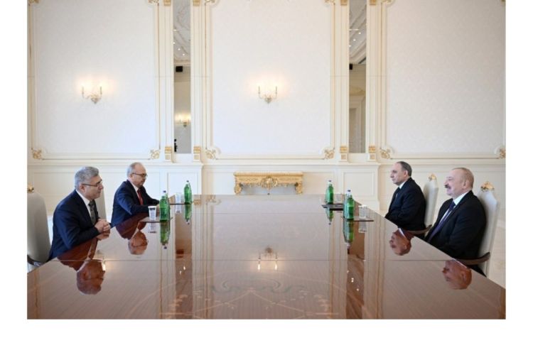 Prezident İlham Əliyev Türkiyə Ali Məhkəməsinin baş prokurorunu qəbul edib - FOTO