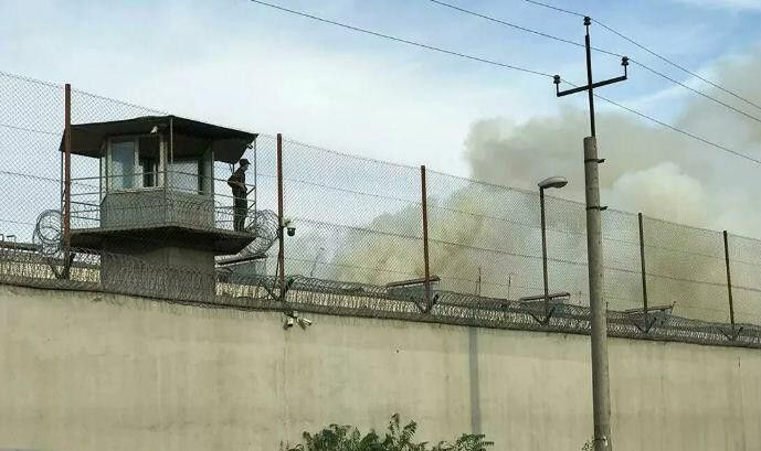 Bakıda cəzaçəkmə müəssisəsinin ərazisində yanğın olub