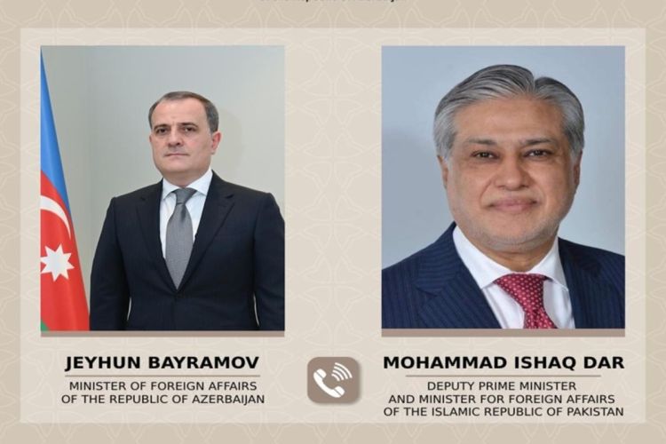 Azərbaycan və Pakistan xarici işlər nazirləri fikir mübadiləsi aparıblar