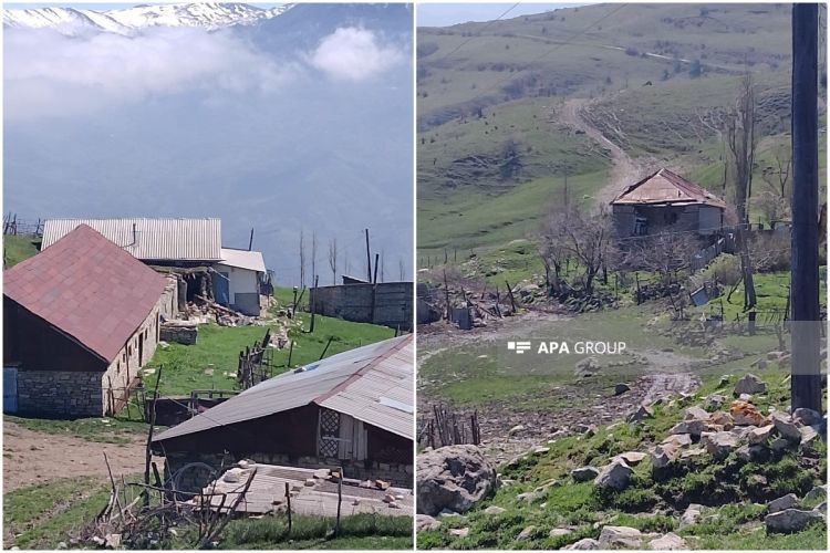 Qubanın Aydınkəndində sürüşmə baş verib -  FOTO