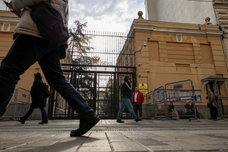 Rusiya Türkiyədəki səfirliyinin təhlükəsizlik tədbirlərini  gücləndirdi