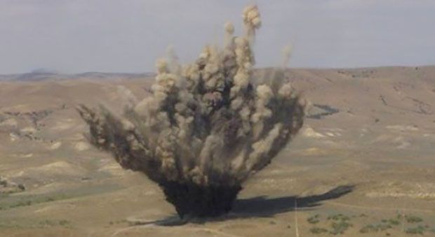 Ağdərə rayonunda mina partlayışı baş verib, xəsarət alan var