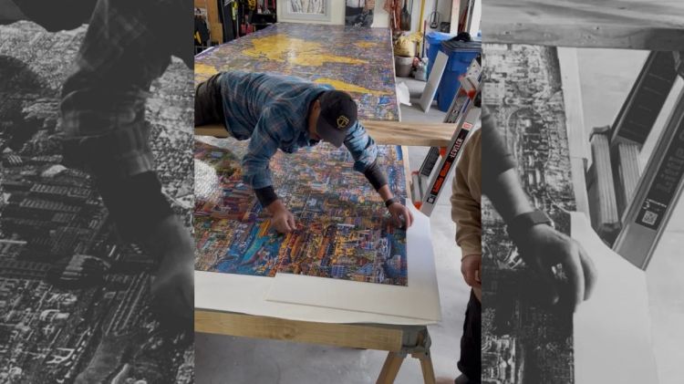 Dünyanın ən böyük pazlını o yığdı -  60 min detal və 4 il vaxt...