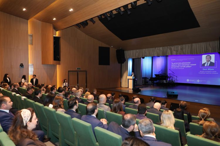 Ümumdünya Əməyin Mühafizəsi Gününə həsr olunmuş konfrans keçirilib - FOTO