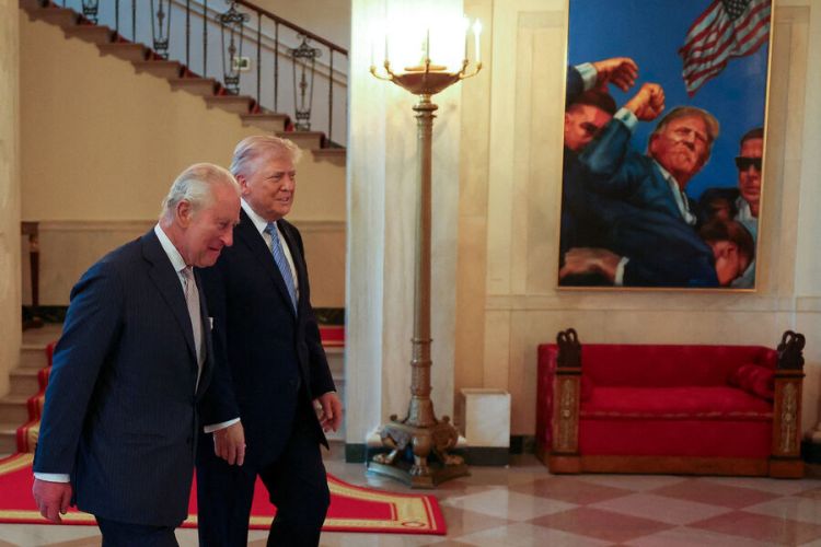 Tramp Kral III Çarlzla Putin haqqında danışıblar?