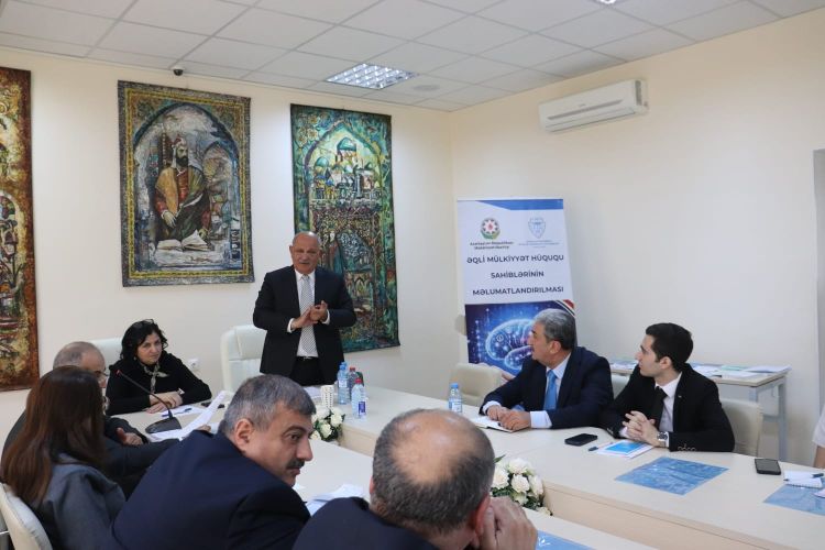 “Əqli mülkiyyət hüququ nədir və onu necə qorumalı?” mövzusunda təlim keçirilib -  FOTO