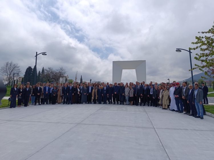Xarici diplomatlar Xankəndidəki Zəfər parkını ziyarət ediblər - FOTO