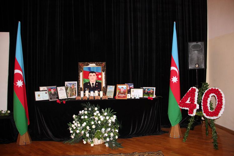 Şəhid Anar Məmmədovun xatirəsinə həsr olunmuş anım tədbiri keçirilib