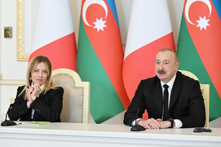 Ciorcia Meloninin Azərbaycana səfəri ilə bağlı  VİDEOÇARX paylaşıldı