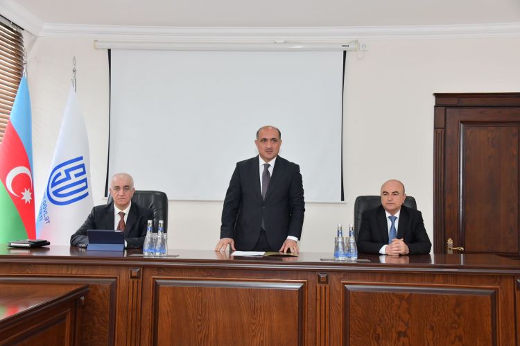 Sumqayıt Dövlət Universitetinin yeni rektoru kollektivə təqdim olundu - FOTO